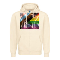 Sandshell Pride flag Zipper Hoodie - FaDigitalArtStudio
