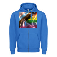 True Royal Pride flag Zipper Hoodie - FaDigitalArtStudio