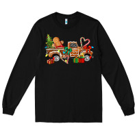 Black gingerbread truck Long Sleeve Tee - texasbilliewilder