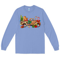 Colony Blue gingerbread truck Long Sleeve Tee - texasbilliewilder