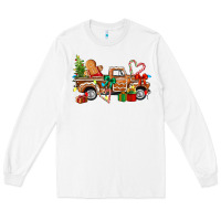 White gingerbread truck Long Sleeve Tee - texasbilliewilder