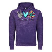 Cloud Purple Peace Love Sunshine Vintage Hoodie - Bettercallsaul