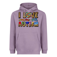 Lavender i love someone with autism Heavyweight Hoodie - LillyAllenDesigns