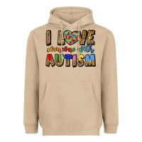 Mushroom i love someone with autism Heavyweight Hoodie - LillyAllenDesigns