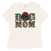 Bone christmas dog mom dachshund Ladies Tee - RanaPortraitStore