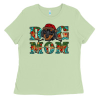 Matcha christmas dog mom dachshund Ladies Tee - RanaPortraitStore