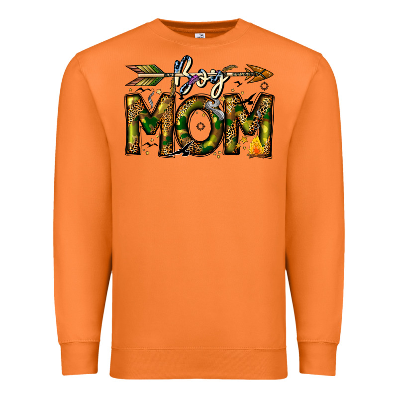 Boy Mom Premium Sweatshirt by CowhideDigitalArt | Teevron