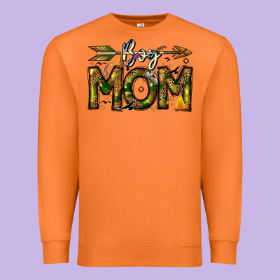Boy Mom Premium Sweatshirt Designed By Cowhidedigitalart