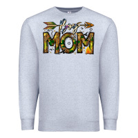 Heather Grey Boy Mom Premium Sweatshirt - CowhideDigitalArt