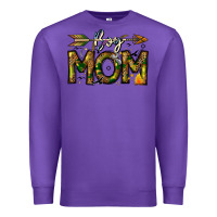 Purple Boy Mom Premium Sweatshirt - CowhideDigitalArt