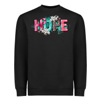 Black hope cancer awareness Heavyweight Sweatshirt - CowGirlArtShop