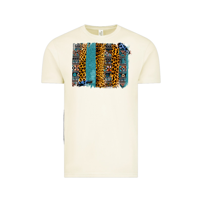 Aztec Leopard Glitter Brushstrokes Vintage Tee by Bettercallsaul | Teevron
