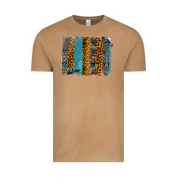 Vintage Camel Aztec Leopard Glitter Brushstrokes Vintage Tee - Bettercallsaul