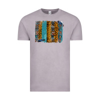 Vintage Zinc Aztec Leopard Glitter Brushstrokes Vintage Tee - Bettercallsaul