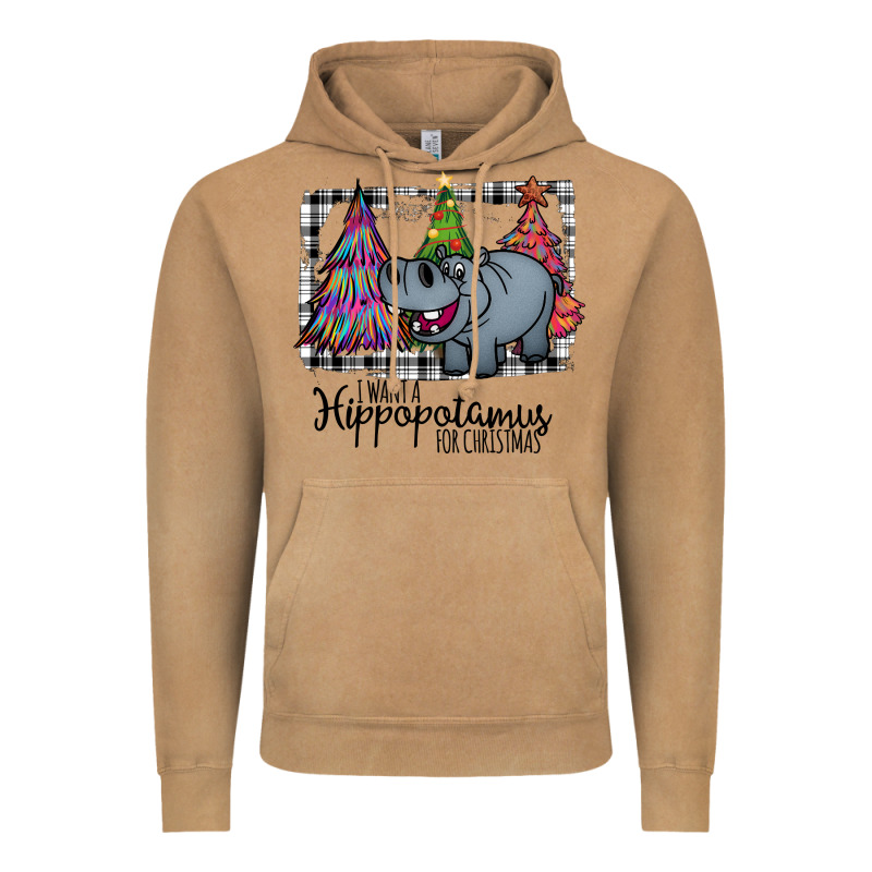 I Want Hippopotamus For Christmas Vintage Hoodie by Bettercallsaul | Teevron
