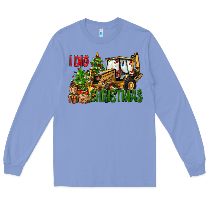 I Dig Christmas Long Sleeve Tee by NancyCooperArtShop | Teevron