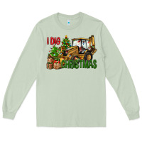 Matcha I dig Christmas Long Sleeve Tee - NancyCooperArtShop