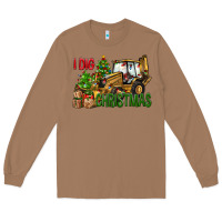 Toasted Coconut I dig Christmas Long Sleeve Tee - NancyCooperArtShop