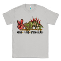 Moon Dust Peace Love Stegosaurus Classic Tee - LillyAllenDesigns