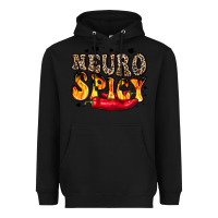Black neuro spicy neurodivergence Heavyweight Hoodie - LillyAllenDesigns