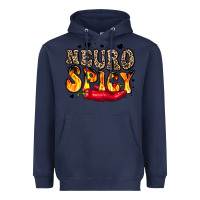 Navy neuro spicy neurodivergence Heavyweight Hoodie - LillyAllenDesigns