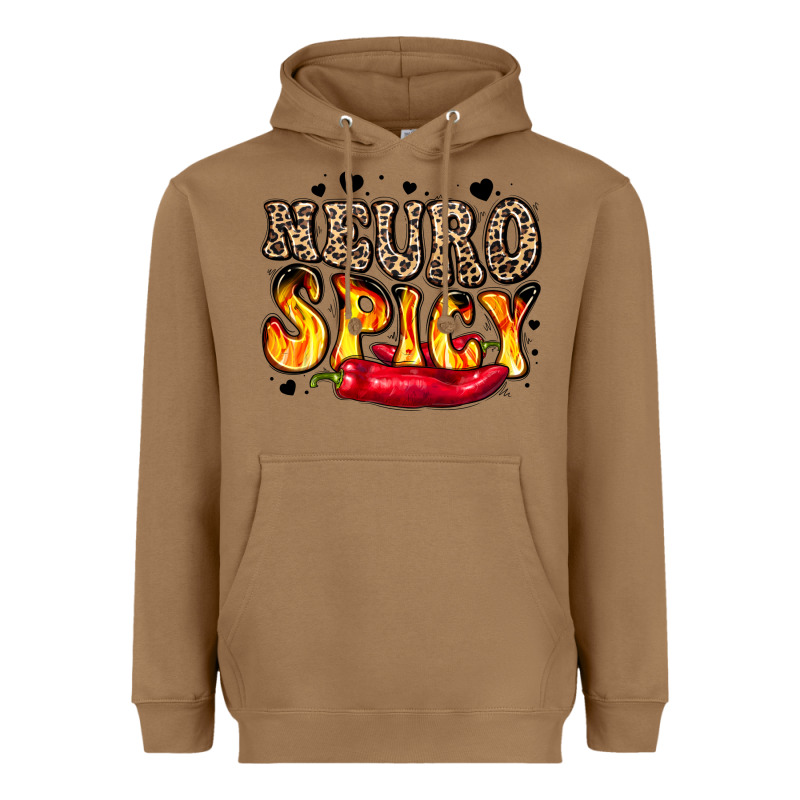 Neuro Spicy Neurodivergence Heavyweight Hoodie by LillyAllenDesigns | Teevron