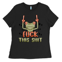 Black fuck this shit Ladies Tee - MaliasSmallBusiness