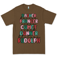 Cacao dasher dancer prancer vixer comet cupid donner bli Premium Tee - MaliasSmallBusiness
