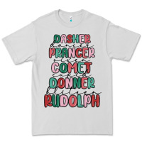 Dove Grey dasher dancer prancer vixer comet cupid donner bli Premium Tee - MaliasSmallBusiness