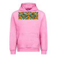 Fuchsia Pink Thankful Pumpkin Urban Hoodie - Artiststas