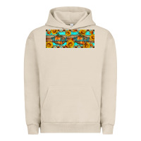 Pigment French Oak Thankful Pumpkin Urban Hoodie - Artiststas
