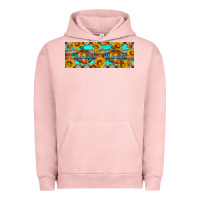 Pigment Salmon Thankful Pumpkin Urban Hoodie - Artiststas