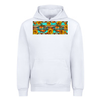 White Thankful Pumpkin Urban Hoodie - Artiststas