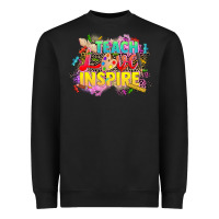 Black teach love inspire Heavyweight Sweatshirt - CowGirlArtShop