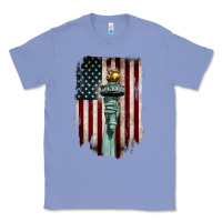 Colony Blue statue of liberty torch Classic Tee - BarkalooDesign
