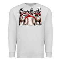Dove Grey Baseball Mom Premium Sweatshirt - CowhideDigitalArt