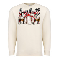 Sandshell Baseball Mom Premium Sweatshirt - CowhideDigitalArt