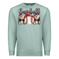 Seafoam Baseball Mom Premium Sweatshirt - CowhideDigitalArt