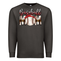Smoke Baseball Mom Premium Sweatshirt - CowhideDigitalArt