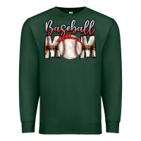 Sports Green Baseball Mom Premium Sweatshirt - CowhideDigitalArt