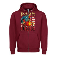 Burgundy Firefighter mom Zipper Hoodie - FaDigitalArtStudio