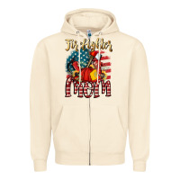 Sandshell Firefighter mom Zipper Hoodie - FaDigitalArtStudio