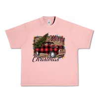 Salmon Merry Christmas Truck Urban Heavy Tee - Bettercallsaul