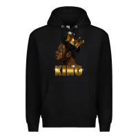 Black black king Premium Hoodie - FaDigitalArtStudio