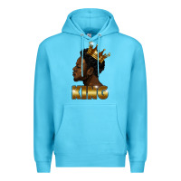 Ocean Blue black king Premium Hoodie - FaDigitalArtStudio