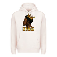Pale Pink black king Premium Hoodie - FaDigitalArtStudio