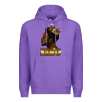Purple black king Premium Hoodie - FaDigitalArtStudio