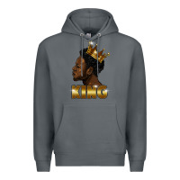Rock black king Premium Hoodie - FaDigitalArtStudio