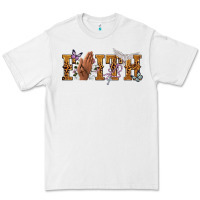 White faith with praying hands Premium Tee - NancyCooperArtShop