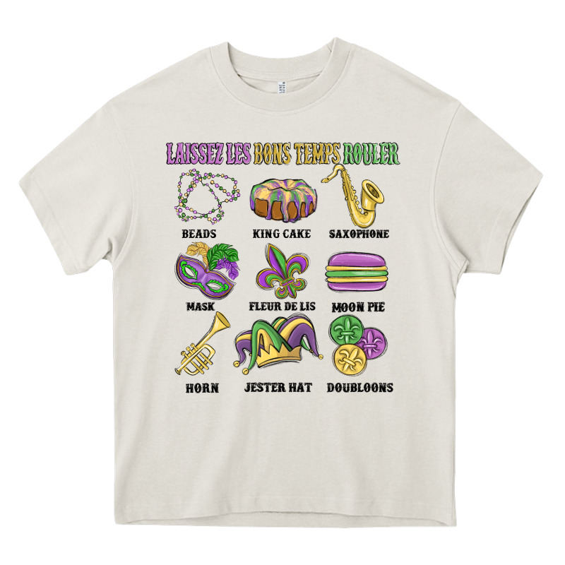 Laissez Les Bons Temps Rouler Heavy Core Tee by MaliasSmallBusiness | Teevron